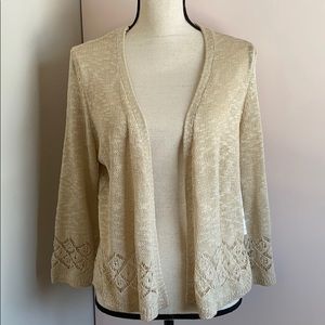 Isela light linen top